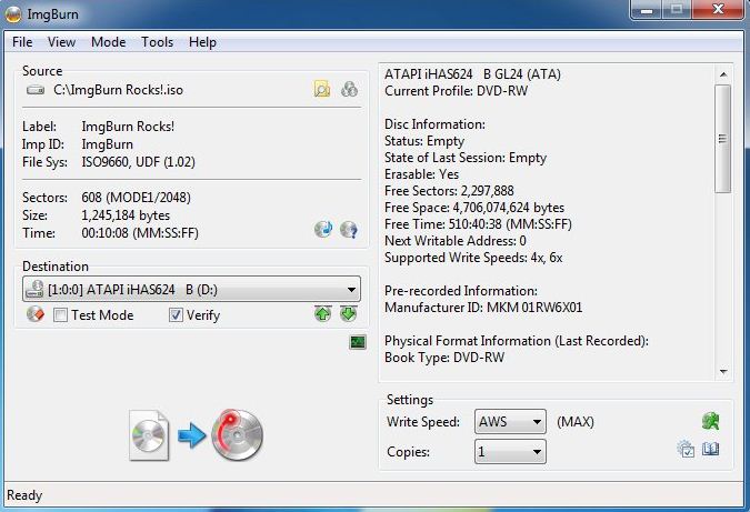 Udf packet writing software download